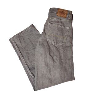 PJ Mark Men's Relaxed Denim Jeans Size 34 x 32 Straight Leg Gray Streetwear